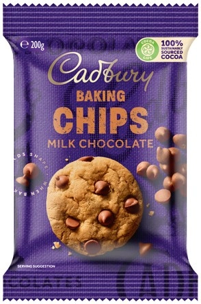 Cadbury Baking Chocolate Chips 200g, Block 180g or Melts 225g Selected Varieties