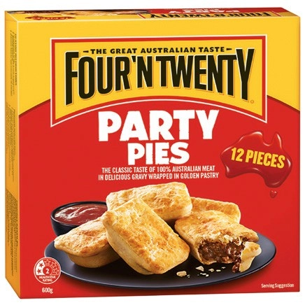 Four'N Twenty Party Pies 12 Pack