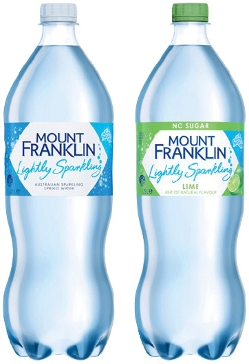 Mount Franklin Lightly Sparkling Water 1.25 Litre Selected Varieties