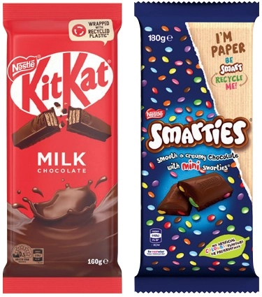 Nestlé Chocolate Blocks 118‑180g Selected Varieties