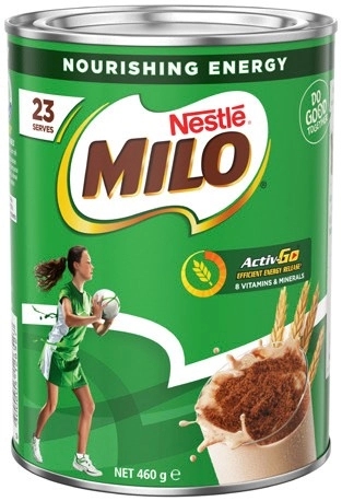 Nestlé Milo 460g, Plant Based 395g or 30% Less Added Sugar 395g