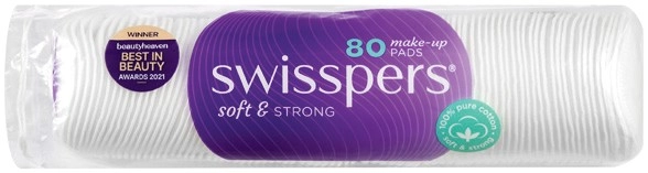 Swisspers Make-up Pads 80 Pack