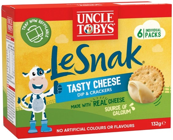 Uncle Tobys Le Snak 6 Pack Selected Varieties