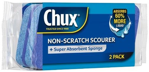 Chux Scourer Sponge 2 Pack Selected Varieties