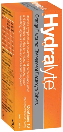 Hydralyte Effervescent Electrolyte Tablets 10 Pack Selected Varieties**