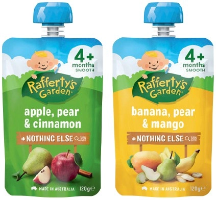 Rafferty's Garden Baby Food 120g Selected Varieties