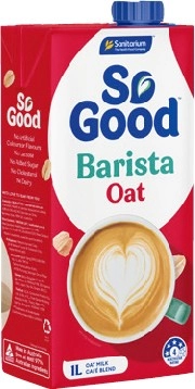 Sanitarium So Good Barista Oat or Almond Milk 1 Litre