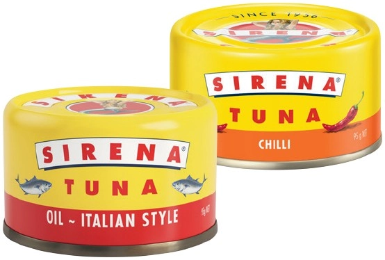 Sirena Tuna 95g Selected Varieties