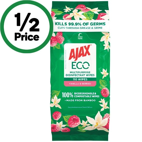 Ajax Multipurpose Disinfectant Wipes Pk 110