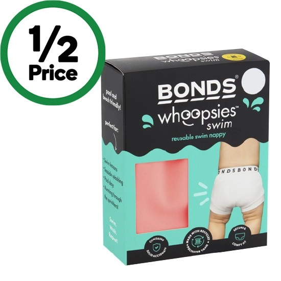 Bonds Whoopsies Reusable Swim Nappies Size 1 Pk 1