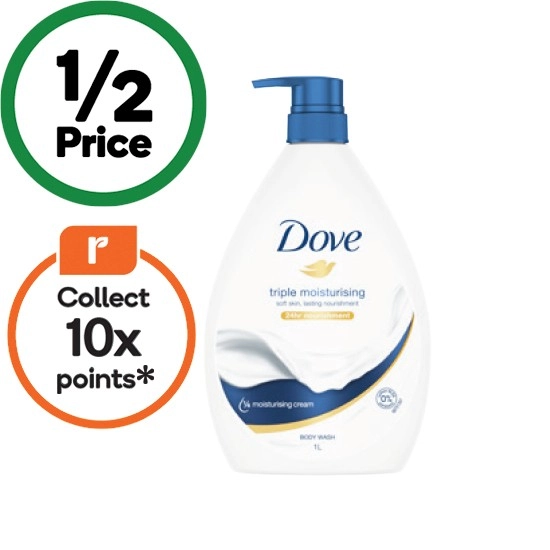 Dove Body Wash 1 Litre