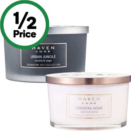 Haven Luxe Signature Soy Blend Candle