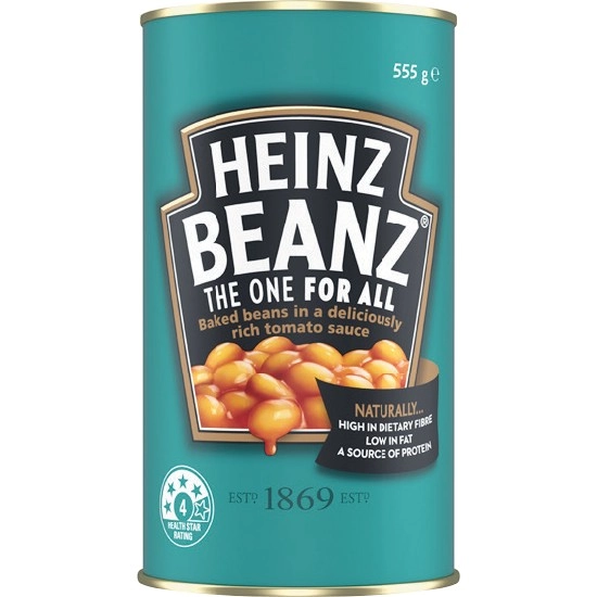 Heinz Baked Beans or Spaghetti 535-555g