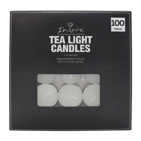 Inspire Tealight Candle Pk 100