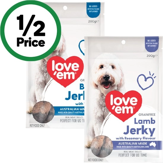 Love’em Jerky Dog Treats 200g