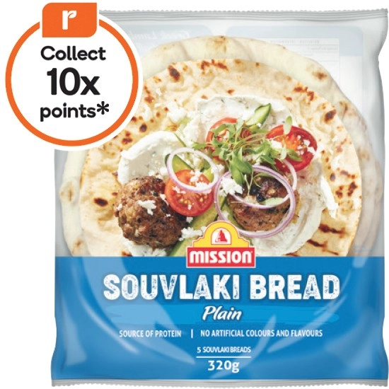 Mission Souvlaki Bread 320g