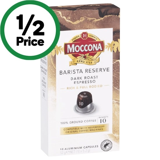 Moccona Coffee Capsules Pk 10