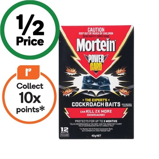 Mortein Powergard Cockroach Baits Pk 12