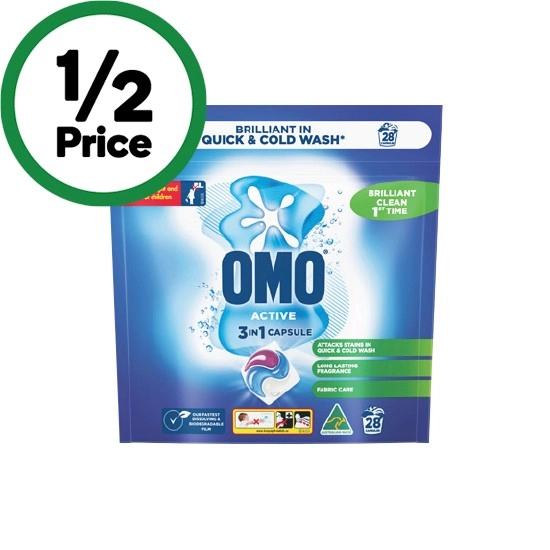 OMO Laundry Capsules Pk 28