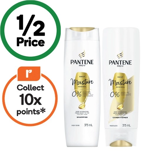 Pantene Pro-V Shampoo or Conditioner 375ml