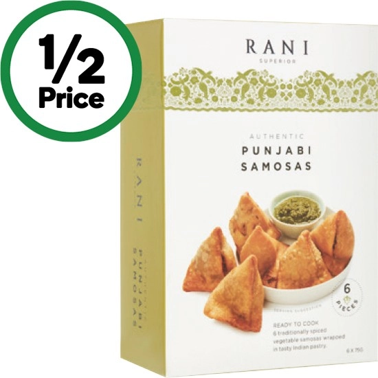 Rani Superior Punjabi Samosas 450g – From the Freezer