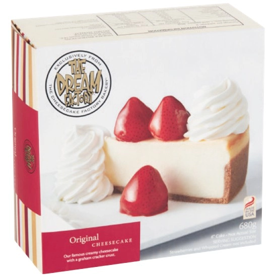 The Dream Factory Cheesecake 680-737g – From the Freezer