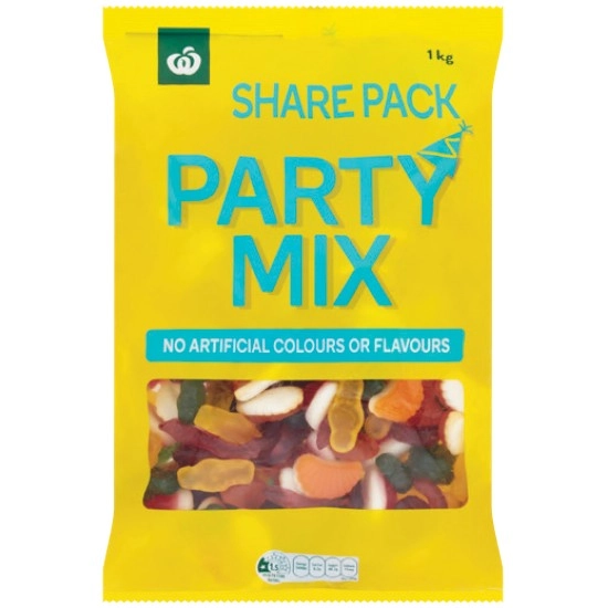 Woolworths Party Mix Share Pack 1 kg