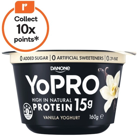 YoPRO High Protein Yoghurt Pot 160g – From the Fridge