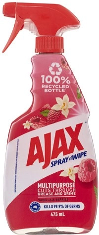 Ajax Spray n'Wipe Vanilla & Berries 475mL