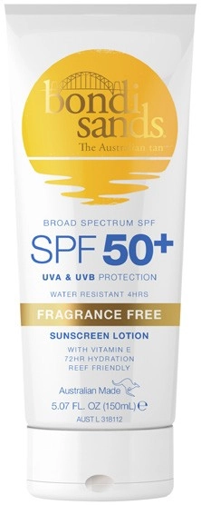 Bondi Sands Fragrance Free Sunscreen Lotion SPF50+ 150mL^^