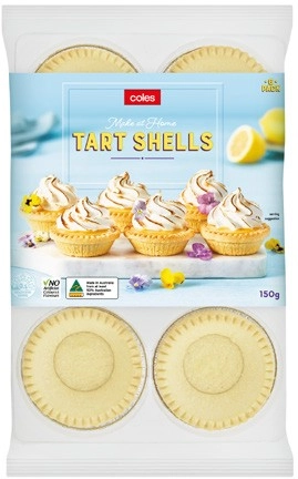 Coles Tart Shells 150g