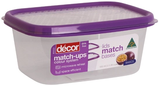 Décor Match Ups Container 500mL