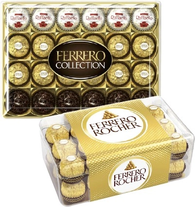 Ferrero Rocher 30 Pack 375g or Collection Gift Box 24 Pack 269g