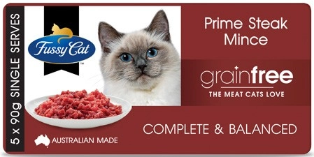 Fussy Cat Mince Cat Food 450g