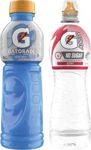 Gatorade Sports Drink or G Active Water 600mL