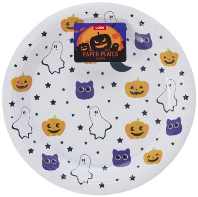 Halloween Paper Plates 10 Pack