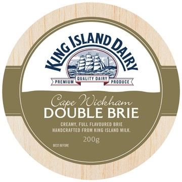 King Island Cape Wickham Double Brie 200g