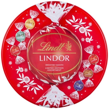 Lindt Lindor Limited Edition Round Tin 396g