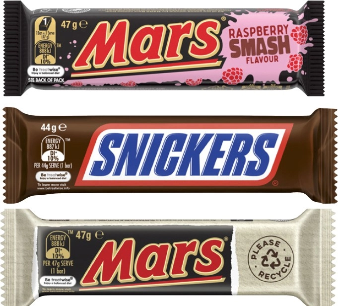 Mars Chocolate Bar 30g-56g