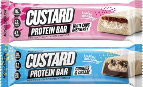 Muscle Nation Custard Protein Bar 60g