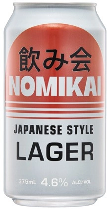 NEW Nomikai Japanese Lager Cans 24x375mL