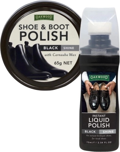 Oakwood Instant Shoe Polish 75mL or Renovating Polish 65g