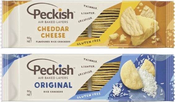 Peckish White Rice Crackers 90g