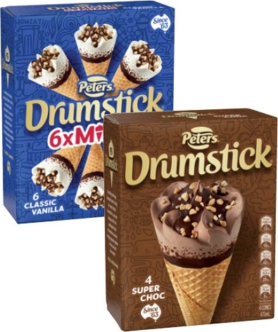 Peters Drumstick 4 Pack-6 Pack 475mL-490mL