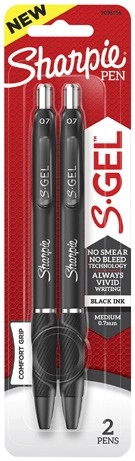 Sharpie S-Gel Pens Black 2 Pack