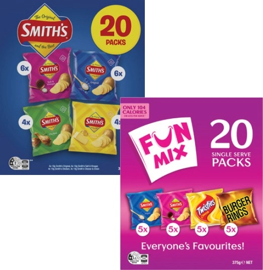 Smith's Potato Chips 18 Pack-20 Pack