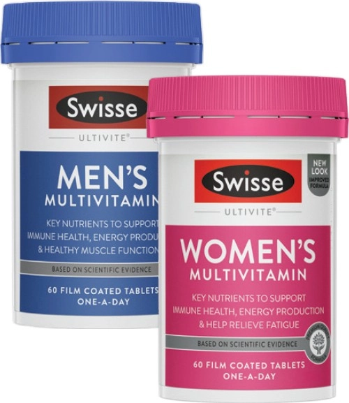 Swisse Ultivite Multivitamin Tablets 60 Pack^