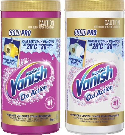 Vanish Napisan Oxi Action Gold Pro Stain Remover 2kg