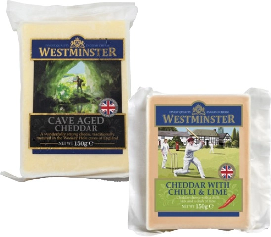 Westminster Flavoured Cheddar 150g