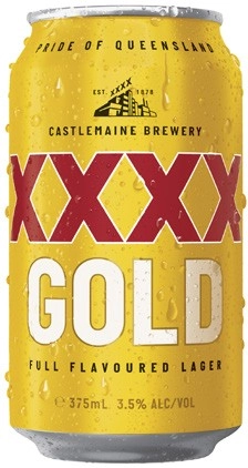 XXXX Gold Cans 8x375mL